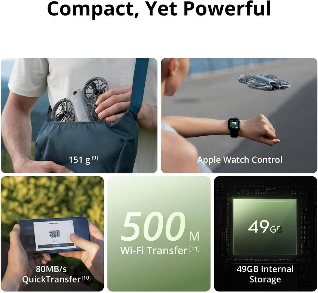 DJI Neo 2 Quadcopter Drone Fly More Combo with Camera and Controller