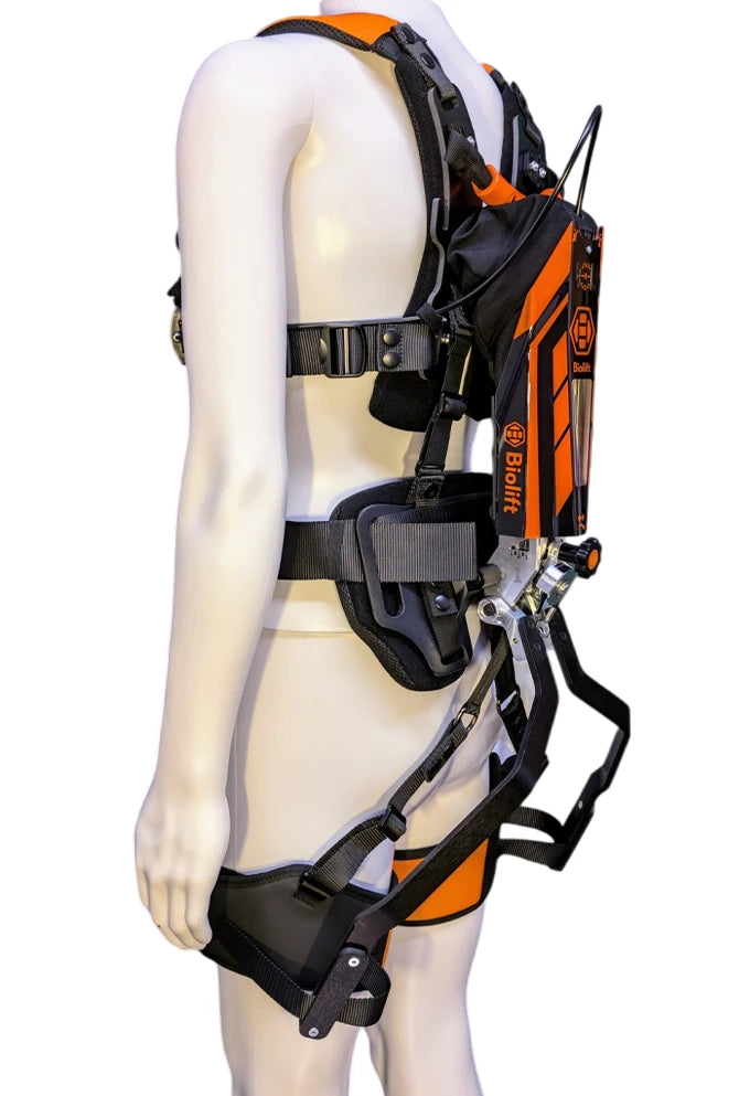 Biolift carbon back support exoskeleton